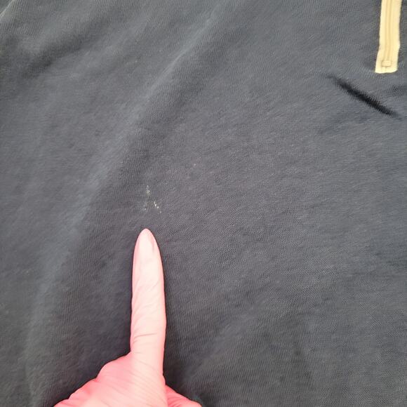 Vintage 80s LEE MOD 1/4-Zip Polo Shirt Womens Large 22x22 Boxy - Picture 5 of 11